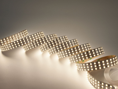 009070 Лента 2835 Leds Power трехрядная PRO200 (31Вт/м, 3м, 336 Led/m, нейтральный белый,24В,6200LM)