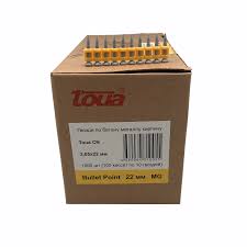 Гвоздь для пистолета TOUA, 22 (1000шт)