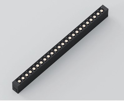 Светильник FLAT MASK, SLIMLINE, SMART DIM, 18W, 3000-6000К, 1620Лм, 410*25*41мм, черный ( M4 )