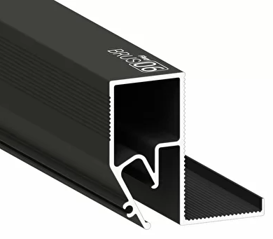 ПФ 8608 ( BRUS 06 ) ЧЕРНЫЙ теневой профиль АЛ Flexy, 2.0м ( СТ2Р2 )