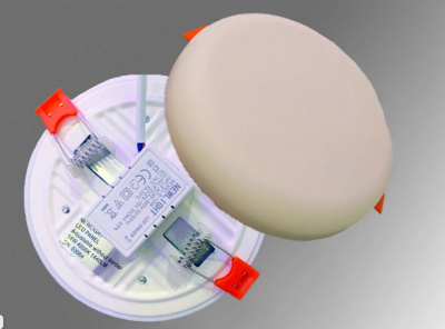LED панель круглая, безрамочная, Ладья New Light 18W, 4200К 