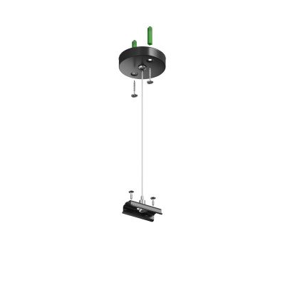 TR2106-BK Подвесное крепление для магнитного шинопровода, черный, 150см, Denkirs