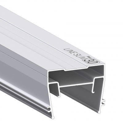 ПФ 7321 Slim ( LINE SLIM 30 ) АЛ световая линия 30мм БЕЗ ВСТАВКИ Flexy, 2.0м ( СТ3Р3 )
