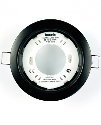 Светильник LAMPIX GX53 черный матовый ( Z 4/1 ) 