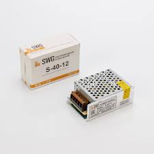 Блок питания сетка SWG 40W, 12V, 3.3A, IP20, Серия S, (арт 000126)