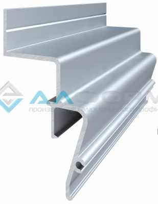 А2 Contour-Pro стеновой парящий профиль АЛ некрашенный Alteza Алформ, 2.0м ( СТ5Р3 )