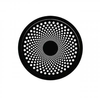 Вентиляционная решетка Бриз, глянцевая черная, 50 (60) мм, Мультикрафт ( H3 )