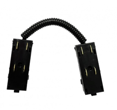 Гибкий соединитель, SLIMLINE, 220V, черный, 25х45х20х2мм ( М3 )