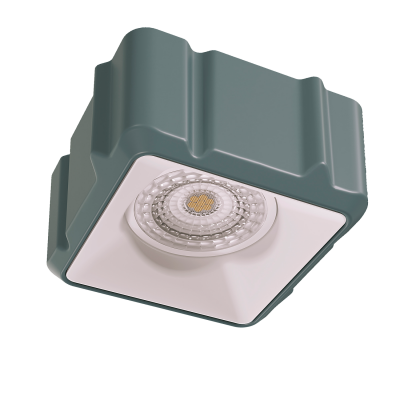 Светильник безрамный AntiSpot W (квадратный белый, 3000К, 7W, 630LM) CLIP ( V4, V5 )