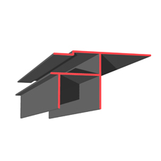 Duplex-ниша профиль АЛ Prozet, 2.5м ( O3 )