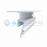 А2 Contour-Pro LED ПОТОЛОЧНЫЙ парящий профиль АЛ белый БЕЗ ВСТАВКИ Alteza Алформ, 2.0м ( СТ1Р1 )
