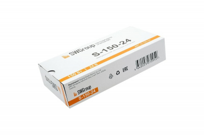 Блок питания сетка SWG 150W, 24V, 6.25A, IP20, Серия S, (арт 000108)